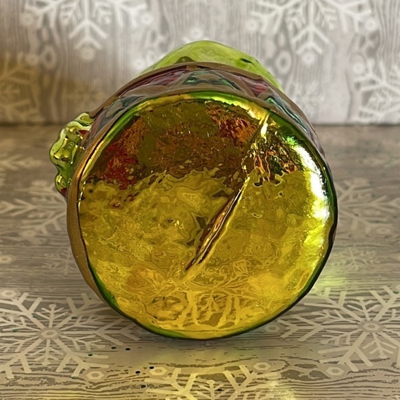 Santa Frog Festive Glass Christmas Tree Ornament - Picture 9 of 10